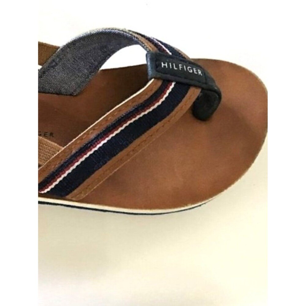 Tommy Hilfiger Toddler Boys Lil Danny Flip Flops Size 7/8 - Picture 4 of 9